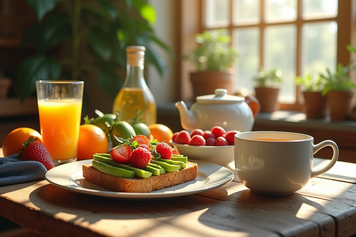petit-déjeuner sain