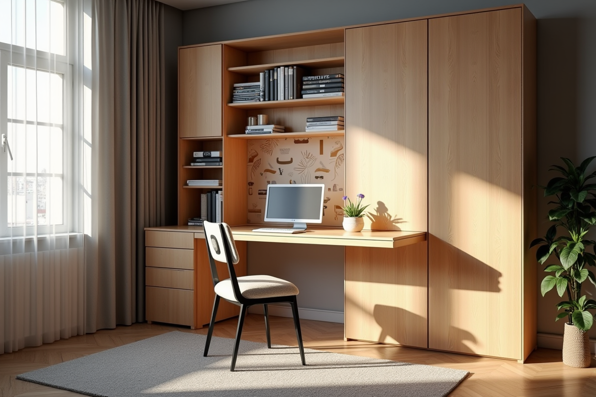 bureau escamotable