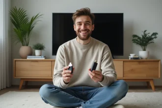 Présentation d'un dongle TV transformant un téléviseur en centre multimédia