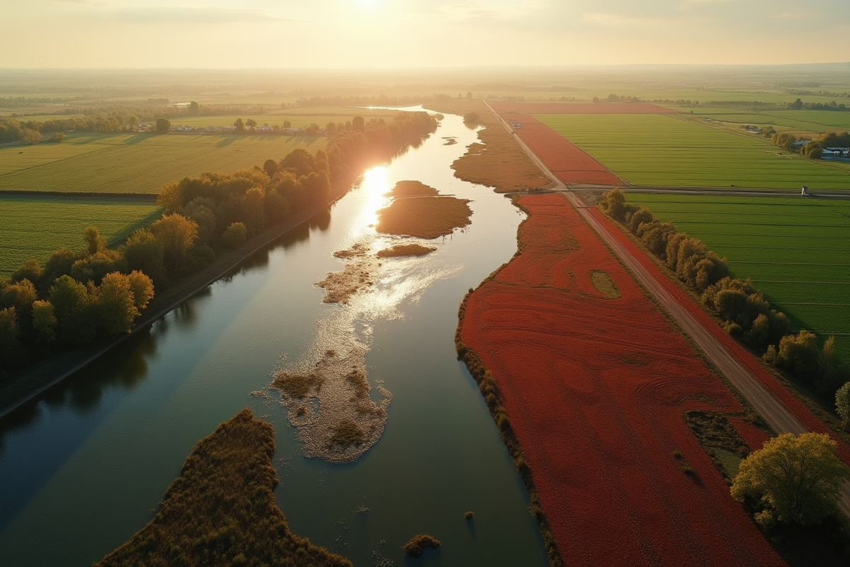 terrain rouge